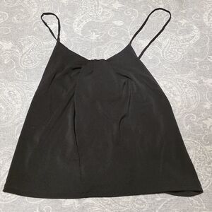 Banana Republic Black Front Knot Tank (Size S)